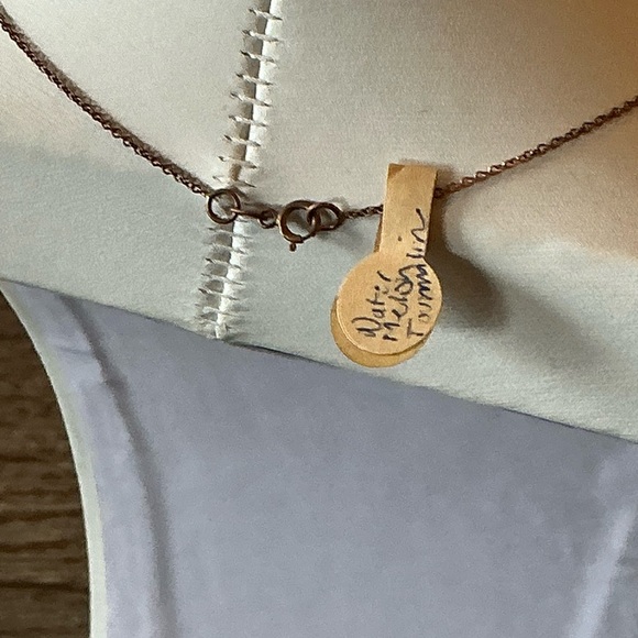 Leela Grace Watermelon Tourmaline Necklace - NWT! - Picture 5 of 6